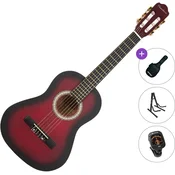 Pasadena SC041 Standard SET Red Burst Polovična klasična kitara za otroke
