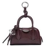 Obesek Calvin Klein Emblem Trio Mini Bag Charm LV04F1315G Bordo rdeča