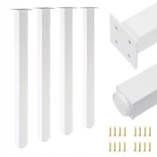 4 x Noga 60x60 | V - 820 mm | Bela
