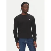 Calvin Klein Jeans Majica z dolgimi rokavi LV040EM217 Črna Regular Fit