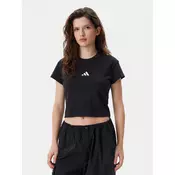 ADIDAS SPORTSWEAR Majica črna/bela