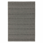 Crni vuneni tepih 100x150 cm Sloan – Asiatic Carpets