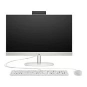 Računalo AiO HP ProOne 240 G10 A55B9ET / 23,8 FHD IPS, Core i7 1355U, 16GB, 512GB SSD, Intel HD Graphics, WiFi, tipkovnica, miš, Windows 11, bijelo