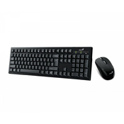 GENIUS Smart KM-8101 wireless USB US crna tastatura + miš