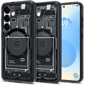Ovitek Spigen Ultra Hybrid Mag za Samsung Galaxy S25 - zero one black