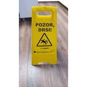 Tabla opozorilna pozor drsi zložljiva westcott p-10007