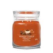 shumee Cimetova palčka - Yankee Candle Signature - Srednja sveča z dvema stenjema - Novo za leto 2022