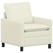 Vidaxl Kavč Krem 76 x 81 x 87,5 cm Blago