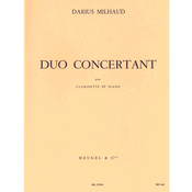 MILHAUD:DUO CONCERTANT,CLAR+PIANO