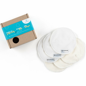 Bamboolik Reusable Shaped Nursing Pads Terry & Stay Dry tekstilni jastučići za dojilje 6 kom