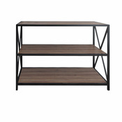Hanah Home HANAH HOME Zena - Walnut, Black kredenca, (20867101)