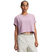 Ženska majica Under Armour Rival Boxy Tee Solid Mauve Pink/Pink Fog XS