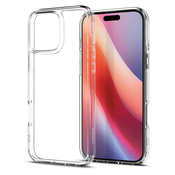 Ovitek Spigen Ultra Hybrid za iPhone 16 Pro - crystal clear