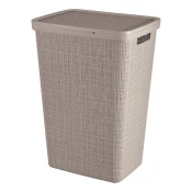 Sivorjav plastičen koš za perilo 58 l Jute – Curver