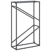 Vidaxl Stojalo za drva antracit 60x25x100 cm Hladno valjano jeklo