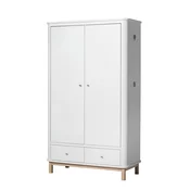 oliver furniture dvodelna omara white/oak
