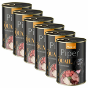 Konzerva Piper Adult s prepelico in brusnicami 6 x 400 g