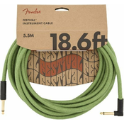 Fender Festival Series 18.6 Angled Kabel Pure Hemp Green