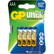 GP Ultra Plus LR03 (AAA) 4pcs in a blister GP24AUP