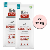 Brit Care Dog Grain-free Sensitive 2 x 12 kg
