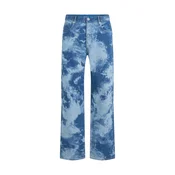 KARL LAGERFELD JEANS Kavbojke moder denim/bela