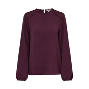 ONLY Bluza ONLKATCHA vinsko rdeča