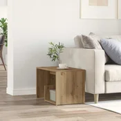 Vidaxl vidaXL Stranska mizica Artisan hrast 59x36x38 cm Material na osnovi lesa