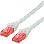 ROLINE Roline 21.15.2562 RJ45 omrežni kabel\, Patch kabel CAT 6 U/UTP 2.00 m bela 1 kos, (20420598)