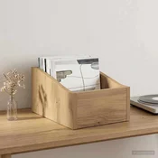 vidaXL Škatla za LP plošče Artisan hrast 23 x 33 x 16 cm