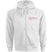 Queen Classic Crest (Back Print) White S Ženske Kapuco