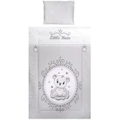 Set posteljine od 5 dijelova Lorelli - Cosy, medo, sivi