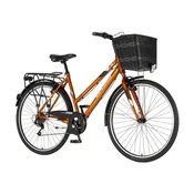 Bicikl Tour Explorer Axys Lady 28 Alu 19 V-Brake 6 Brzina 155-178cm (S/M) Narandžasti Perla