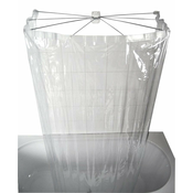 Prepogljiva zavesa za prho OMBRELLA, 100 x 70 cm, prosojna - več barv - 170.00 - 36 - Vijaki - Ridder - 100x170x70 cm