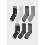 C&A Muške čarape, Seto od 7, SIve