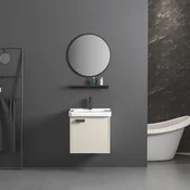 Komplet kopalniškega pohištva z umivalnikom Molly 40cm Beige