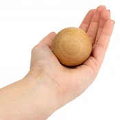 shumee Joga žoga za masažo stopal in telesa, valjček za masažo, naoljen les, 5 cm