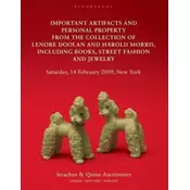 Important Artifacts and Personal Property from the Collection of Lenore Doolan and Harold Morris