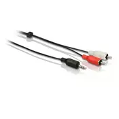 *1,5 m stereo Y kabel