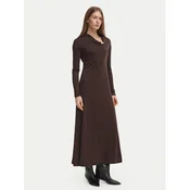BOSS Vsakodnevna obleka 50568606 Rjava Regular Fit