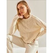 Bianco Lucci Pulover Pullover off-bela