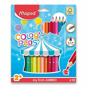 DRVENE BOJICE MAPED COLOUR `PEPS JUMBO 1/18
