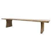 Casa Padrino country style dining table natural 350 cm - Huge rustic solid wood kitchen table - Rustic dining room furniture - Solid wood dining room furniture - Country style dining room furniture