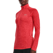 Majica z dolgimi rokavi Under Armour Tech 1/2 Zip - Twist-RED