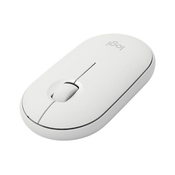 LOGITECH optički bežični miš M350 Pebble, bijeli