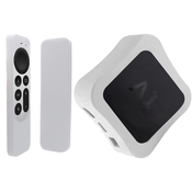 INF Silikonski ovitek za daljinski upravljalnik Apple TV 4K (2021) White, (21749063)