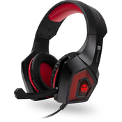 CONNECT IT BATTLE RNBW Ed. 2 gaming slušalke z mikrofonom, USB, 3,5 mm Jack, ČERNE in RDEČE