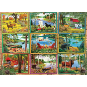 Cobble Hill Puzzle Pogledi z jezera 1000 kosov