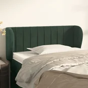 Vidaxl vidaXL Vzglavje s krilci temno zeleno 103x23x78/88 cm žamet