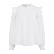 PIECES Bluza PCVELA bela