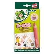 JOLLY X-Big Skin Tones bojice pribor extra gust 10 komadni
